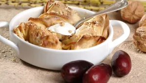 מתכון לקרפים במילוי תפוחים ותמרים