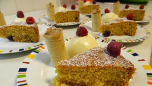 מתכון לעוגת שקדים ושוקולד צ'אנקס