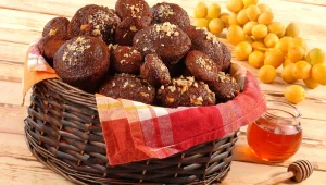 מתכון למאפינס דבש עם פקאנים