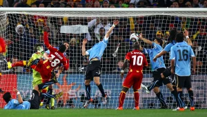 רבע גמר מונדיאל: אורוגוואי ניצחה את גאנה בפנדלים 2:4 לאחר 1:1 בתום 120 דקות