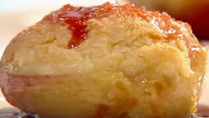 מתכון לאפרסקים ממולאים ברוטב חמאה ויין אדום