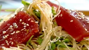 מתכון לסלט אטריות שעועית