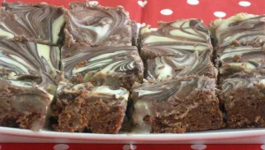 מתכון לריבועי שוקולד שיש