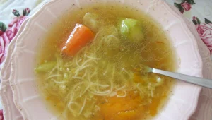 מתכון למרק עוף עם ירקות ואטריות