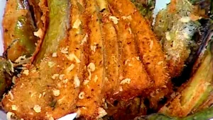 מתכון למניפות חצילים מטוגנות