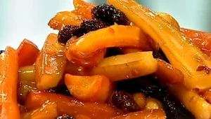 מתכון לגזרים בזיגוג חמאה ובצלים