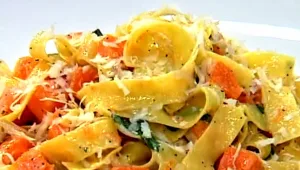 מתכון לפסטה עם דלעת