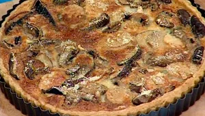 מתכון לטארט פטריות ובצל