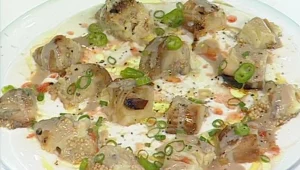 מתכון לסלט חצילים שרופים עם טחינה