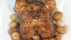 מתכון לעוף שלם ברוטב חרדל ודבש