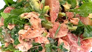 מתכון לסלט סלמון ואבוקדו