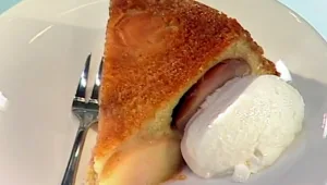 מתכון לעוגת אפרסקים הפוכה