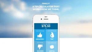 חשבון, בבקשה: אפליקציה שימושית לחישוב הטיפ