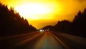 צפו: האם חלף מטאור מעל רוסיה?