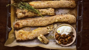 בייגלה ירושלמי במילוי כרישה וריקוטה