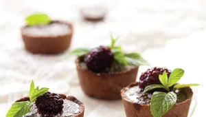 קטן, יפה וטעים: טארט קקאו במילוי שוקולד