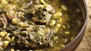 מתכון לקדרת כבש עם פול ירוק, לימון ועשבי תיבול