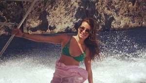 אזעקת טרנד: הביקיני הירקרק של ליה מישל