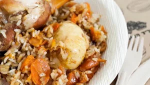 אושפלאו עוף או בקר