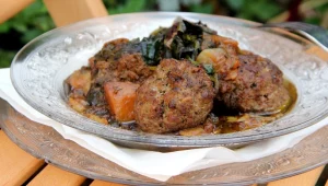 קציצות בקר וטלה בבישול ארוך