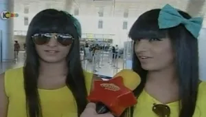 כוכבי "היפה והחנון" כובשים את נתב"ג