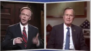 "ידע לצחוק על עצמו": SNL במחווה לנשיא המנוח ג'ורג' בוש האב