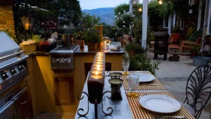 המדריך המלא לתכנון מטבח חוץ משלכם