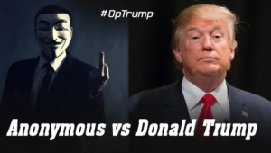 אנונימוס מכריזים מלחמה על דונלד טראמפ