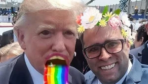 אורן חזן התעקש על סלפי עם טראמפ והפך לבדיחה ברשת