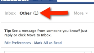 מהפך: פייסבוק ביטלה את תיבת Other