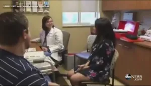 הרגע ובו אנדריאה החירשת שמעה לראשונה היה מרגש, אך מה שארע אחרי ריגש עוד יותר