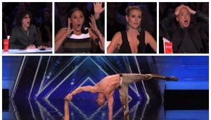 אקרובטיקה וסכינים: המופע שהלחיץ את השופטים