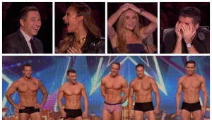 לוהט: החשפנים שהצליחו להביך את סיימון והעמידו את הקהל על הרגליים