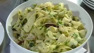 פסטה עם לבבות ארטישוק