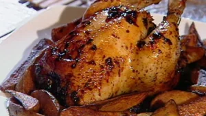 עוף ממולא פטריות