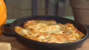 קנלוני מוקרמים עם תרד ודלעת