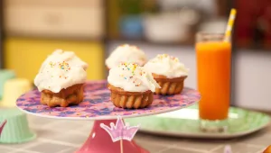 מתכון למאפינס גזר בציפוי גבינת שמנת