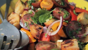 מתכון לסלט פנצנלה על האש