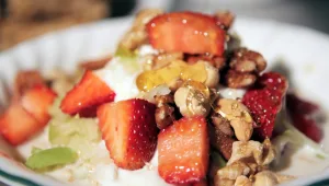 מתכון למוזלי בריא עם פירות