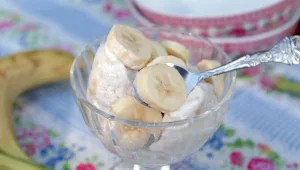 מתכון לגלידת יוגורט ובננות