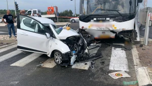 הקטל בכבישים: אישה נהרגה בתאונה בין אוטובוס לרכב סמוך לשפרעם