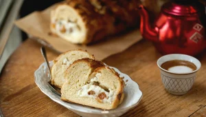 מתכון לעוגת שמרים במילוי ריקוטה