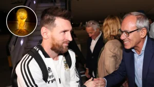 12 שעות עבודה, 6.7 ק"ג שוקולד איכותי: גביע השוקולד הענק שקיבלו מסי וחבריו לנבחרת