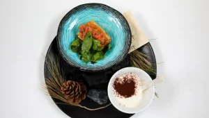 קפוצ'ינו פטריות וקובנייה בצק עלים | המתכון של השף מושיק רוט