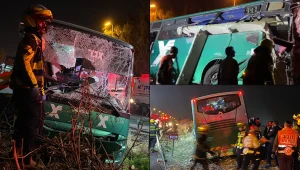 תאונת האוטובוס ליד נתב"ג: הנהג הורשע בגרימת מותם של 4 נוסעים
