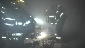 גבר נספה בשריפה בקרוואן ברמת הגולן