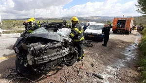 הקטל בכבישים: גבר נהרג בתאונה בין רכב למשאית בשומרון
