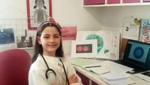 עלמה בת ה-9: "אני רוצה למצוא את התרופה לקורונה"