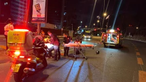 רוכב אופנוע כבן 20 נהרג בתאונת דרכים בבני ברק