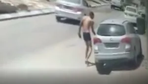 תיעוד: החשוד ברצח אשתו נמלט בתחתונים - בתם רצה לבקש עזרה